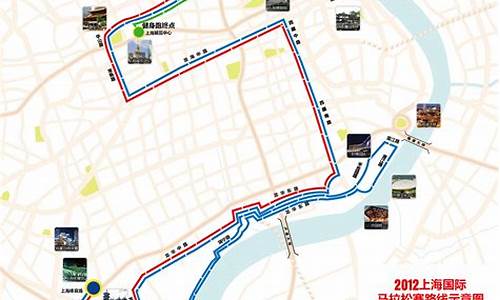 上海马拉松路线_上海马拉松路线图